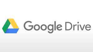 logo google drive con scritta