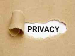 scritta privacy