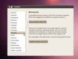 ubuntu schermata iniziale