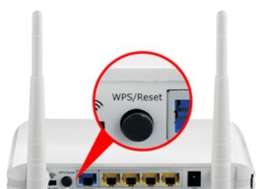 router con tasto wps